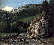 Gustave Courbet Stream in the Jura Mountains Sweden oil painting artist